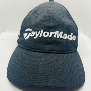 Taylor Made Golf M3 TP5 Black Adjustable Golf Hat Excellent Condition